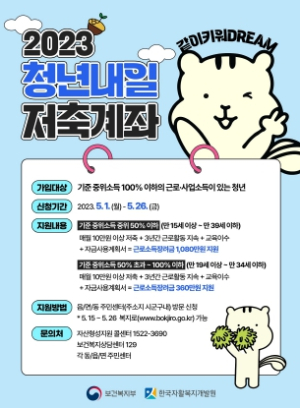 김천시,‘청년 내일 저축 계좌’가입자 모집