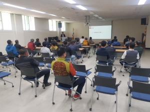 울릉군, 환경미화업무 종사자  안전보건 정기교육 실시