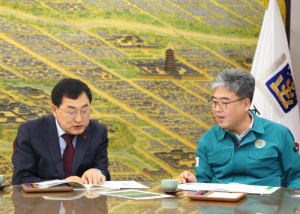 경주시, 임상섭 산림청장과 소나무재선충병 방제전략 논의