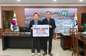 LX한국국정보공사 대구경북본부, 봉화군에 온누리상품권 기탁