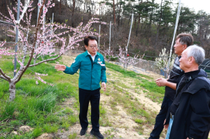 손병복 울진군수, 임업현장서 임업인과 소통강화 나서