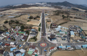 경북도청신도시 남편 진입도로(하회~신도시) 28일 완전 개통