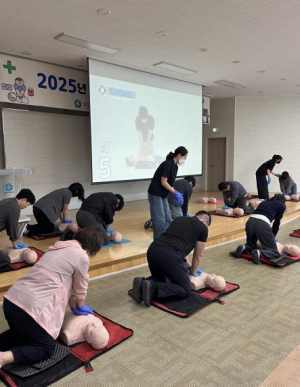 상주시보건소, `심폐소생술` 등 응급처치 교육 실시