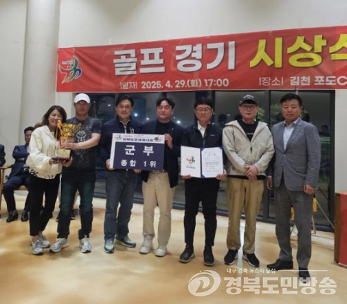 봉화군, 제63회 경북도민체육대회 골프 종합 1위 쾌거