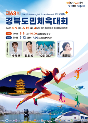 김천시 `제63회 경북도민체전`, 9일 김천에서 화려한 개막