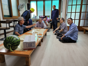경산시 북부동, 새마을지도자북부동협의회 초복 맞이 수박 떡 나눔 행사 가져