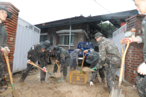 육군 제2작전사령부, 호우피해 복구작전에 총력
