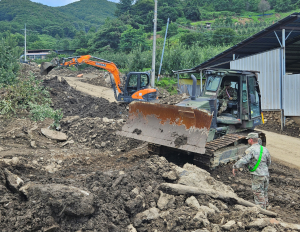 한미 육군, ‘한미 연합 호우피해 복구작전’ 전개