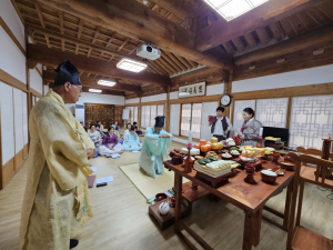 영천시,임고서원 충효문화수련원 추석 차례 시연