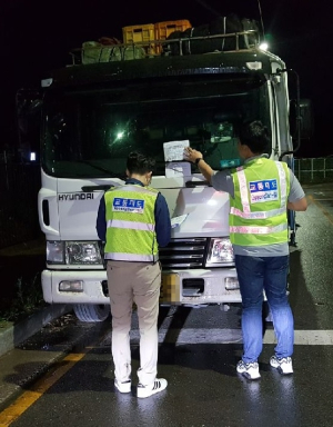경산시,차고지 외 밤샘 주차 계도 단속 실시