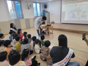 경산시청, 직장어린이집 지진 대피 훈련 실시