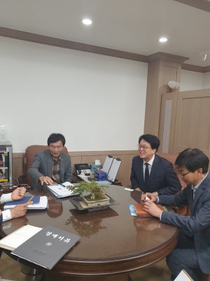 대구경북지방병무청장, 경산시청 방문 업무 협조