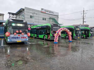 경산시, 전기 저상버스 도입 교통약자 편의 증진 가속화