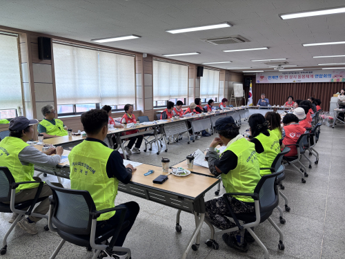 의성군 안계면, 민·민 상시돌봄체계 연합회의 개최