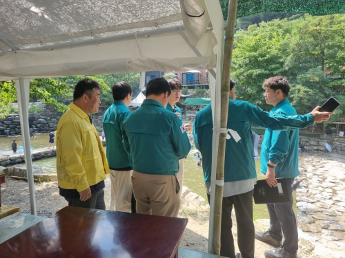 군위군, 하천·계곡 불법점용·불법영업 집중 단속