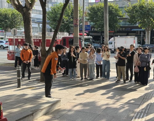 대구 동구보건소, 동부소방서와 화재대응 합동훈련