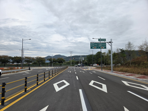 경산시, 경산지식산업지구 진입도로 2.61㎞ 우선 개통