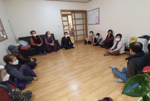 경산 서부1동 정원엽 신임동장, 취임 후 관내 경로당 순회 방문