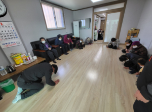 경산시 하양읍, 새해맞이 경로당 순회 방문