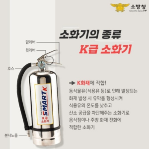 김천소방서, 차량용 소화기․주방용 소화기 비치 당부
