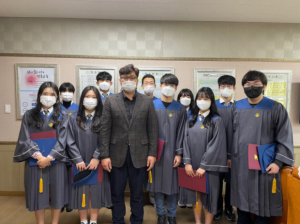 청도 모계중·고, 장학금 수여식