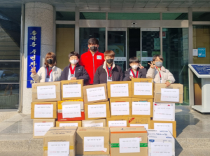 안동시 송하동, 자라나는 새싹들의 “사랑의 라면”전달