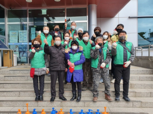 김천시, 자산동 설 연휴 대비 코로나19 일제방역 실시