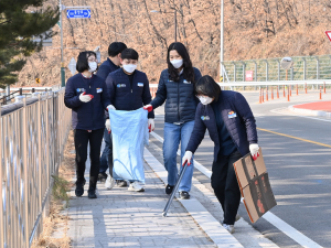 청송군, 설맞이 자연정화활동 펼쳐~