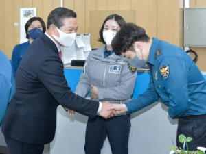 조재구 대구 남구청장, 남부경찰서 방문 직원 격려