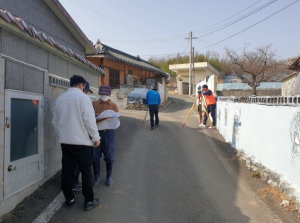 `봉계1지구`지적재조사사업 일필지 측량 실시