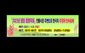 상주시, `2023년 봄빛 동행축제` 전통시장 주변 불법 주·정차 단속 한시적 유예