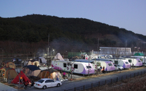 소중한 가족과 달성군에서 캠핑을