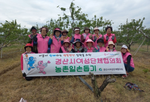 더불어 함께하는 행복경산 실현을 위한 경산시여성단체협의회 농촌일손돕기 실시