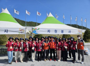 울진군, 제25회 경북장애인체육대회 267명의 봉사자와 함께