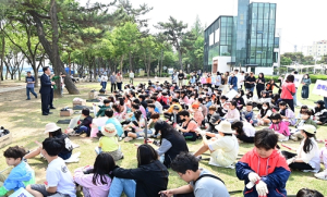 대구 동구 지역아동센터 연합회, 기후변화 위기대응 캠페인 ‘쓰담걷기’ 실시