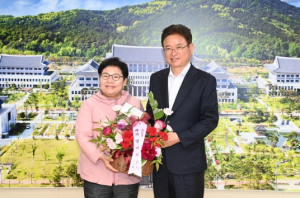 임이자 국회의원, 옛 스승 이철우 경북도지사 찾아 인사