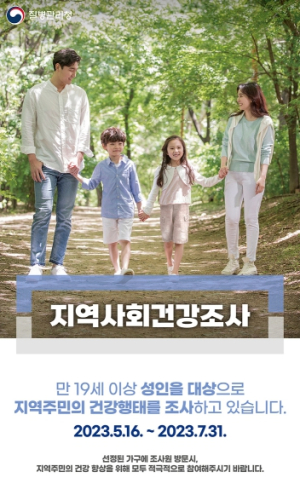 대구시,‘2023년 지역사회건강조사’실시
