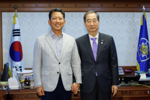 김장호 구미시장,‘한덕수 총리 면담’지역현안 건의