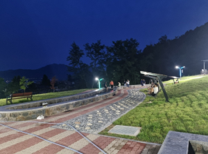 상주 남산근린공원 물길쉼터에서 잠시 쉬어 가세요~