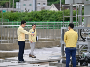 김광열 영덕군수, 장마 대비 배수시설 긴급 점검