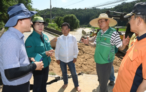 이철우 경북도 지사, 집중호우 피해현장 긴급점검