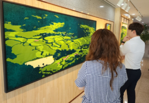 경북교육청, 김성석 작가‘낙동강 이야기’회화 작품 전시