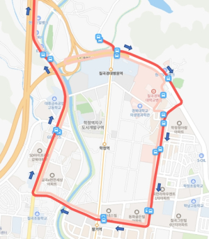 대구에서 군위로 가는 급행 9번 버스, 칠곡경대병원역이 아닌 ‘팔거역’에서 환승하세요