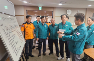 경북도의회 건설소방위원회, 재난안전상황실 및 폭우피해현장 방문