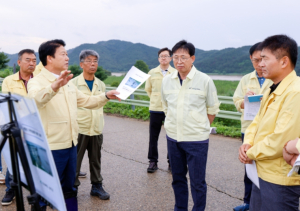 성주군, 집중호우 대처상황 점검 및 현장 회의 개최