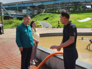 칠곡군, 낙동강 둔치 침수피해지역 긴급 복구에 총력