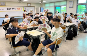 상주시종합자원봉사센터, 상주고등학교에서 체험형 자원봉사 교육 진행