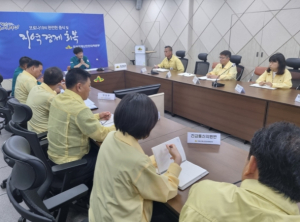 경북도의회 최태림 위원장, 의성군 종합재난상황실 방문