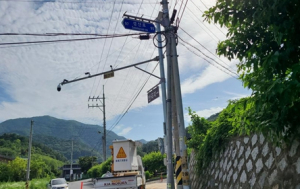 경산시, CCTV와 연계한 도로명판 LED 조명걸이구 설치