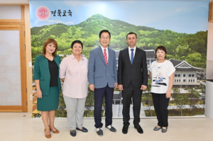 우즈베키스탄 부하라주 교육청장, 경북교육청 방문